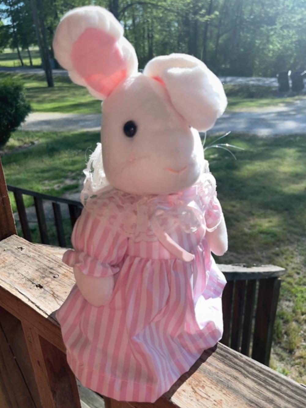 Vintage NWT stuffins bunny plush stuffed animal standing 1990